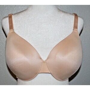 Soma Vanishing Back Bra 38D Beige Nude Full Coverage T-Shirt Bra Smooth Cups
